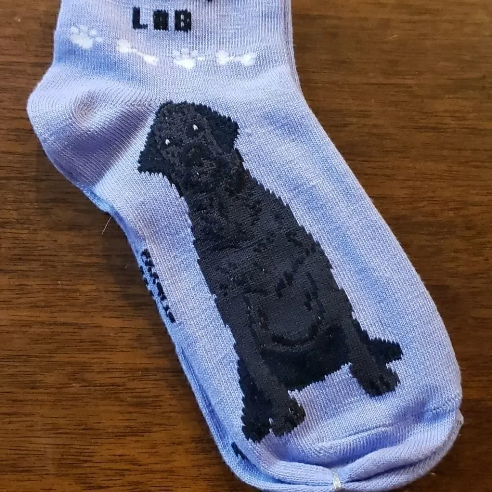 FOOZYS CANINE COLLECTION SOCKS WITH BLACK LABRADOR RETRIEVER